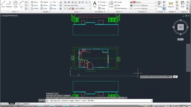 AutoCAD NER - Chapter 10 -- 16 -- Rotate UCS and Plan view Page 569 смотреть онлайн