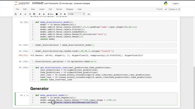 Generative Adversarial Network (GANs) Full Coding Example Tutorial in Tensorflow 2.0! смотреть онлайн