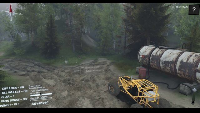 Spin Tires - EPIC OFF-ROAD BUGGY - MUDDING AND TRAILS (SpinTires Mods Gameplay) смотреть онлайн