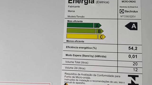 UNBOXING do Forno de Micro ondas Electrolux MTD30 com Menu Descongelar e Menu Kids 20 L Branco смотреть онлайн