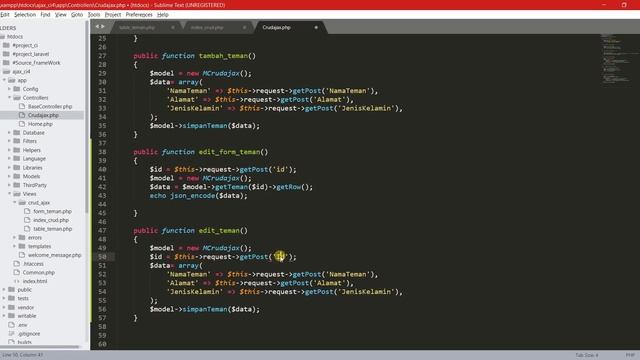 03 CRUD CodeIgniter 4 Dengan AJAX JQuery dan juga Bootstrap Tanpa Reload Halaman Part 3/3 смотреть онлайн