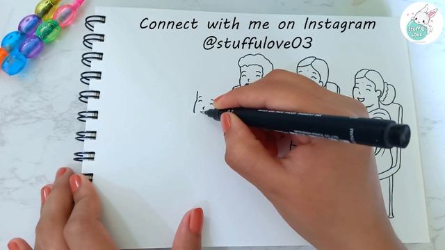 Easy Quarantine Drawing Family spending time together |Stay Home |Stay Safe | Stay Creative | смотреть онлайн