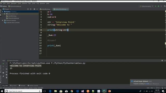 Python Variables and Numbers | Python Tutorial | Part - 4 смотреть онлайн