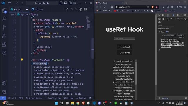 React: Learn useRef Hook смотреть онлайн