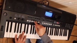 Синтезатор Yamaha PSR E433. Стили, автоаккомпанемент (2/4)