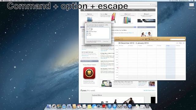 Ctrl alt del on a mac to force quit applications on your Mac. смотреть онлайн