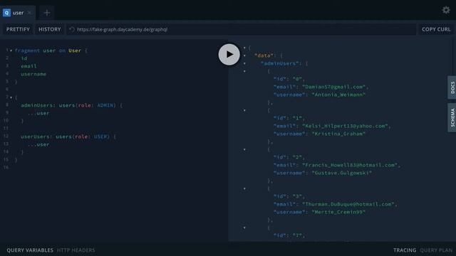 Fragments und Inline Fragments in GraphQL | GraphQL in a Nutshell смотреть онлайн