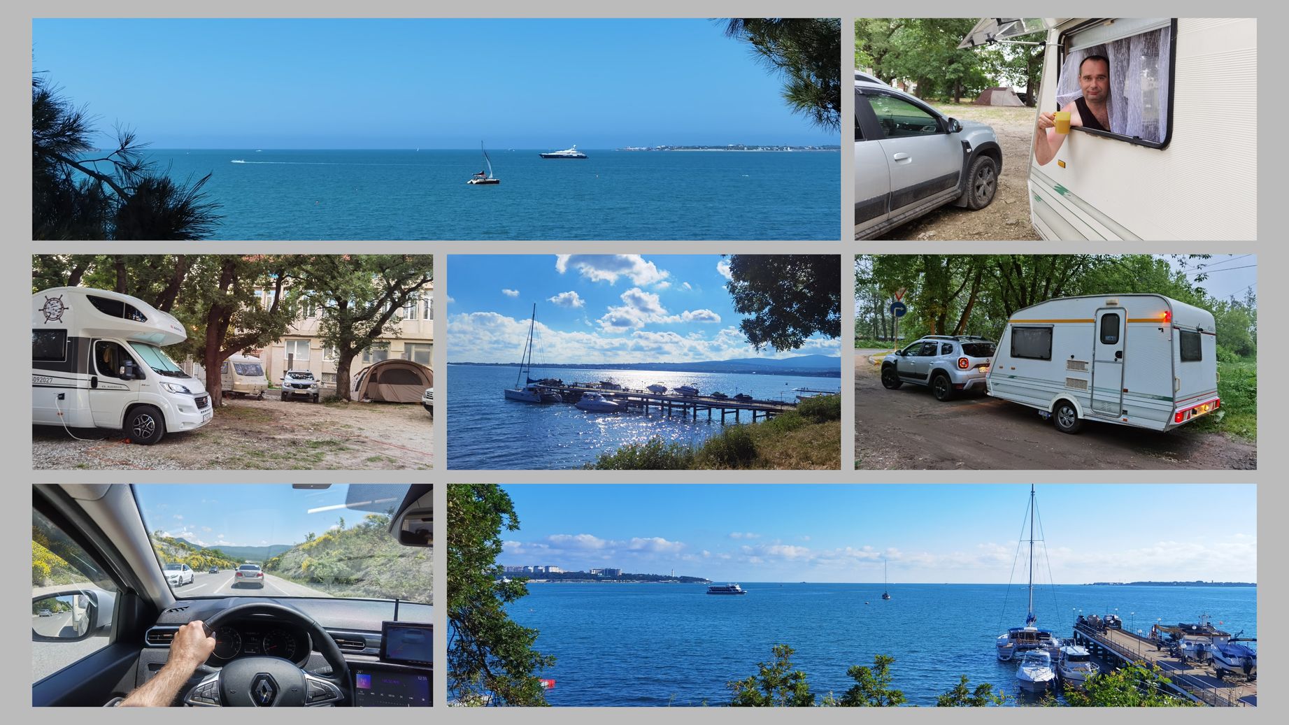 Рено Дастер с караваном, путешествие к морю. Трасса М4-Дон. Дорога к морю. Выбор кемпинга. Геленджик смотреть онлайн