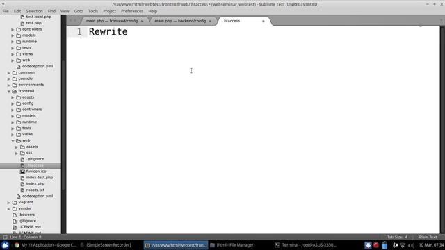 Instalation Yii2 Framework On Linux смотреть онлайн
