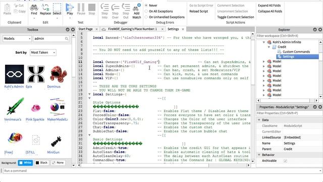 How To Get Admin In Your Game In Roblox Studio! смотреть онлайн