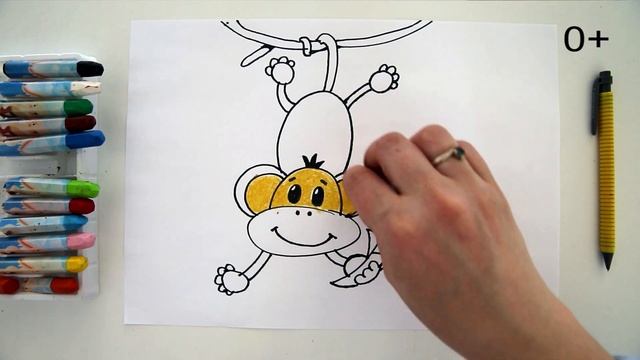 #какнарисовать #ОБЕЗЬЯНА Уроки Рисования Для Детей #howtodraw #MONKEY #drawforchildren