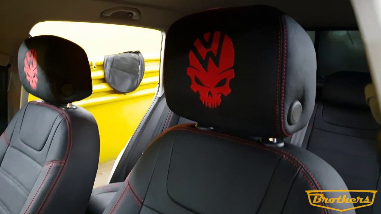 Авточехлы для Фольксваген Тигуан с логотипом смотреть онлайн