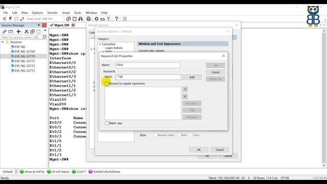 SecureCRT Keyword Highlighting || Manually and by Script смотреть онлайн