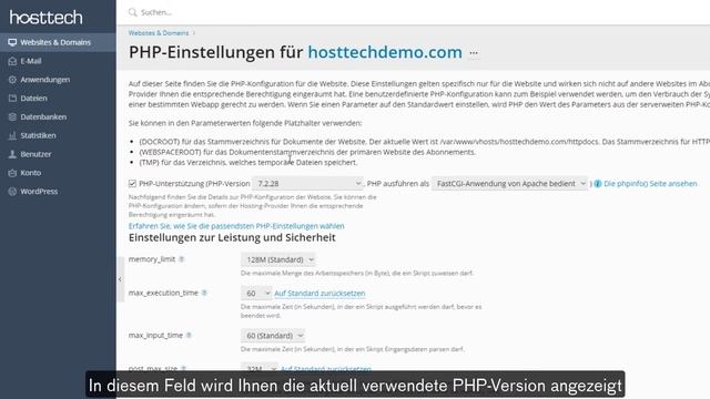 PHP-Version ändern in Plesk (Obsidian) смотреть онлайн