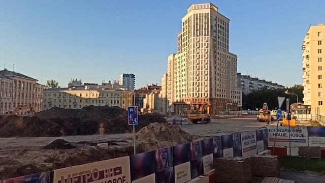 На площади Свободы // Нижегородский р-он Нижнего Новгорода // Июль 2023 смотреть онлайн