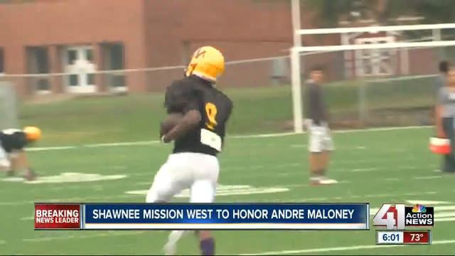 Shawnee Mission West remembers fallen teammate смотреть онлайн