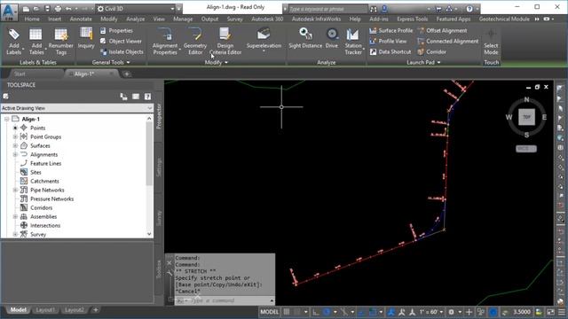 Create an Alignment and Profile AutoCAD Civil 3D Autodesk смотреть онлайн
