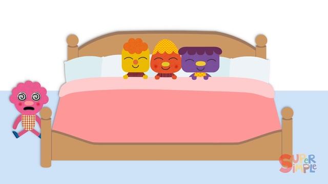 Six In The Bed | Kids Songs | Super Simple Songs смотреть онлайн