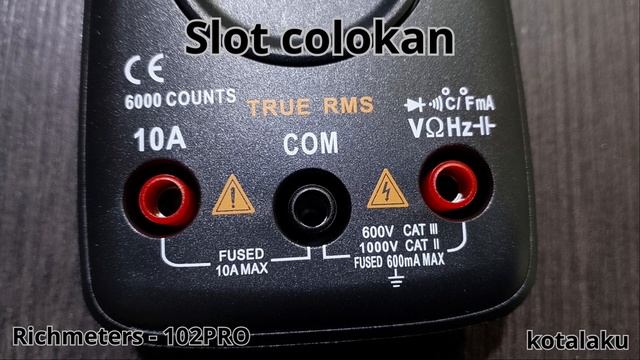 Multimeter Multitester Avometer Voltmeter Digital Richmeters RM102 Pro