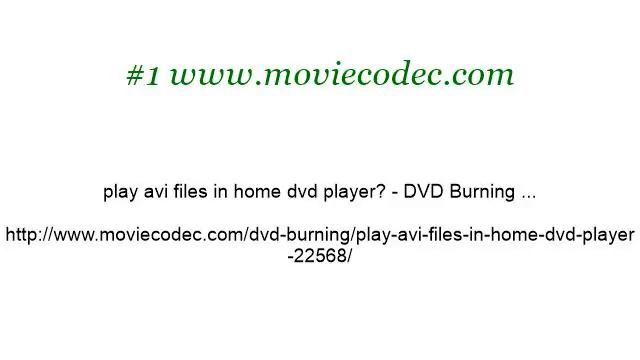 How-To Make An AVI File Play On A DVD смотреть онлайн