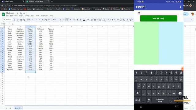 Run SQL Query | Search | Spreadsheet Extension Tutorial | Kodular | Niotron | App Inventor | Part 1 смотреть онлайн