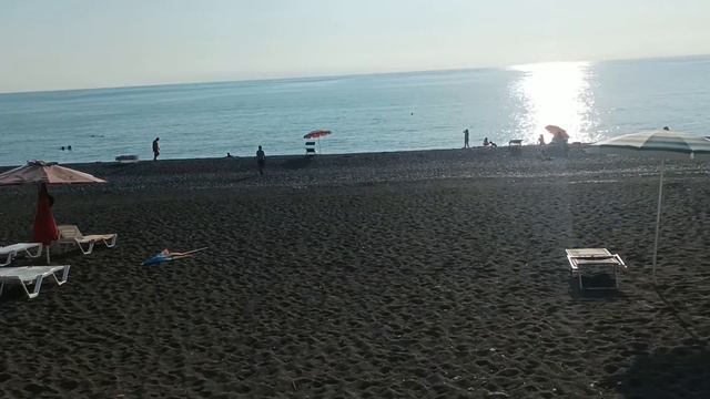 Выход к морю в районе ресторана Черо, Агмашенебели 450. Кобулети, Грузия. 06.2022. Kobuleti, Georgi смотреть онлайн