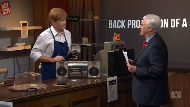Canned Laughter (Parody of Monty Python's Cheese Shop) Sketch - Shaun Micallef's Mad As Hell смотреть онлайн