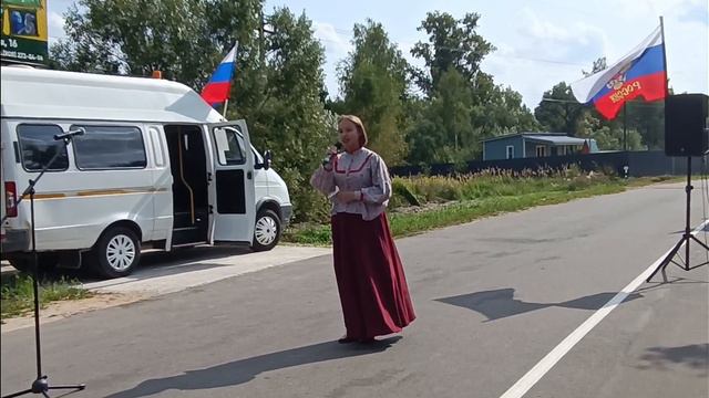 Открытие автодороги в Петушинском районе - д. Желудьево-Воскресенье-Гостец смотреть онлайн