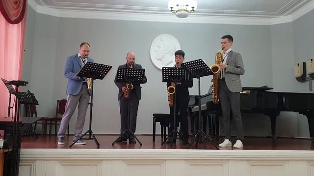 квартет саксофонов НГК, M. Jean jean 3 часть смотреть онлайн