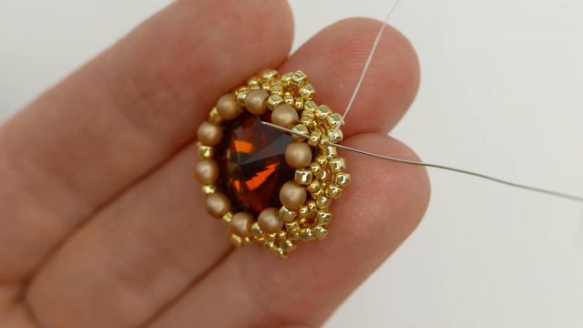 Handmade Earrings/16 mm rivolis/Tutorial смотреть онлайн