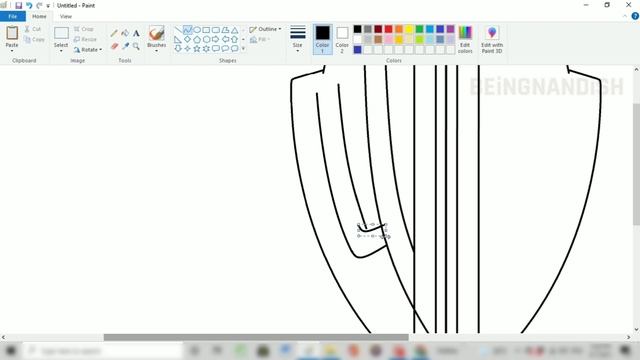 How to draw Warner Bros. Logo on Computer using Ms Paint | WB Logo Drawing. смотреть онлайн