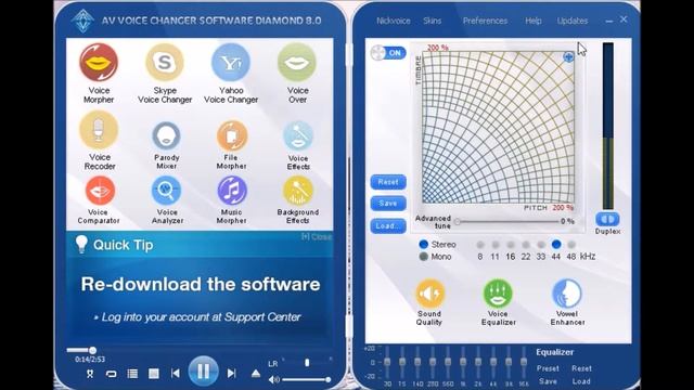 AV Voice Changer Software Diamond 8.0 Rewiew