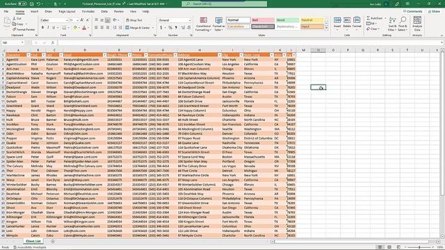 Excel 2022 - Creating and Working with Tables смотреть онлайн