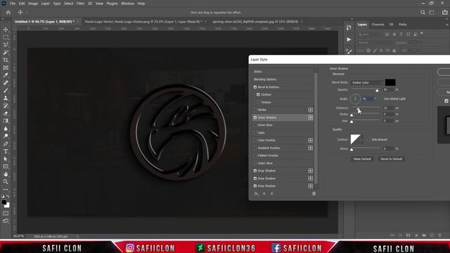 [ Photoshop Tutorial ] How to make MOCKUP Logo in Photoshop CC 2022 смотреть онлайн