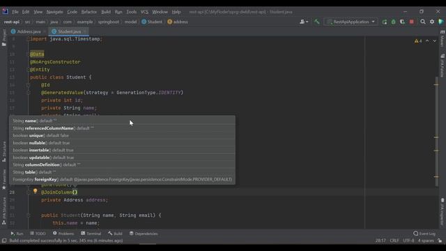 Associations in Spring Boot using Spring Data JPA | @OneToOne Mapping смотреть онлайн
