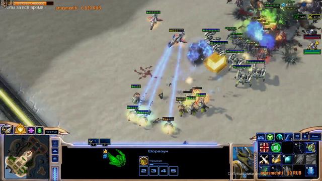 StarCraft 2*Direct Strike Это случилось - Воразун затащила!!!! смотреть онлайн