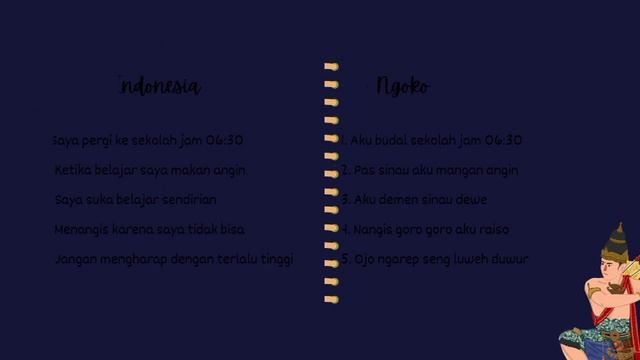 Translate Bahasa Indonesia ke Bahasa Jawa oleh M. Rifsi Chuluq смотреть онлайн