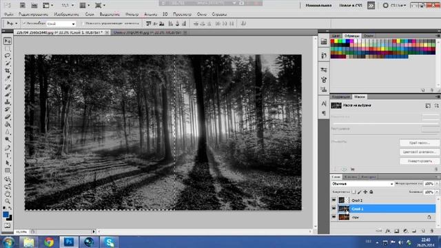 Как сделать красивый коллаж(Adobe Photoshop CS 5)(Основы) смотреть онлайн