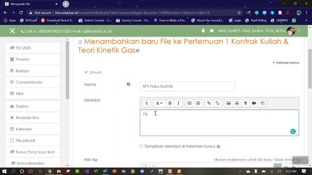 02 Menginput Materi di LMS Universitas Tadulako смотреть онлайн