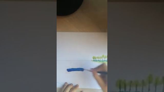 я рисую Волгу, техника рисования смотреть онлайн