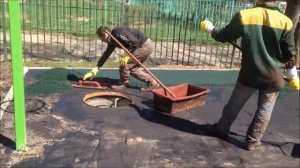 Резиновые покрытия на детских и спортивных площадках