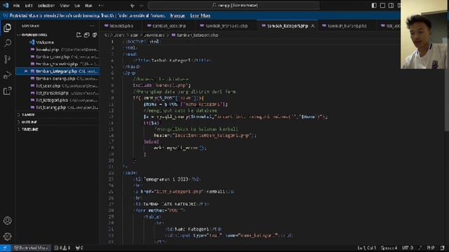 Membuat from input dan view menggunakan php & HTML смотреть онлайн