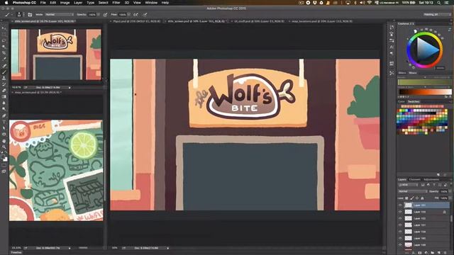 The Wolf's Bite: main screen timelapse смотреть онлайн