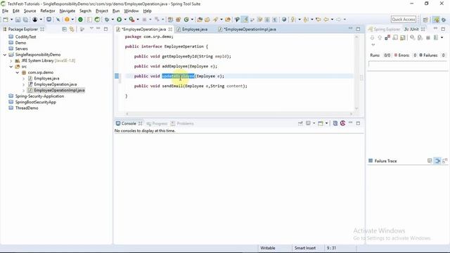 Single Responsibility Principle ( SOLID DESIGN PRINCIPLE Part-2) смотреть онлайн