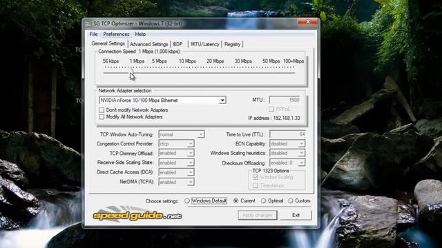 TCP Optimizer (Optimizar La Conexión A Internet)