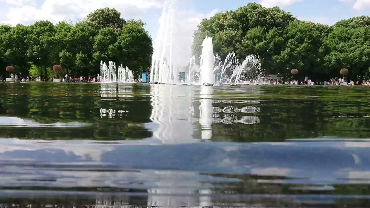 фонтан в парке Горького