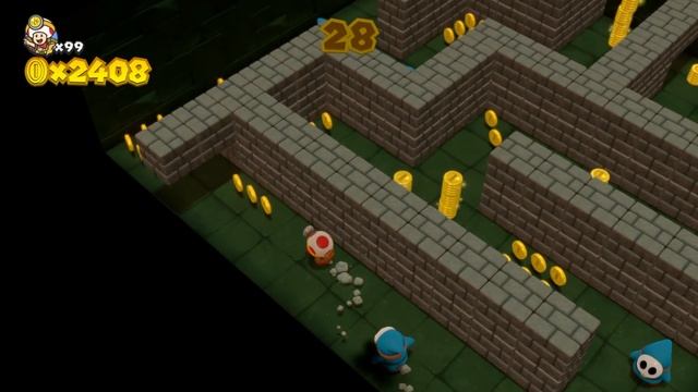 Captain Toad: Treasure Tracker - Bonus - Level 15: Mummy-Me Maze Forever смотреть онлайн