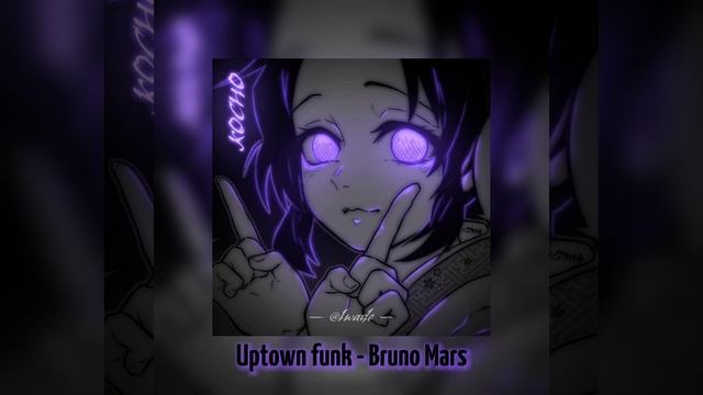 Uptown Funk - Bruno Mars (speed up) смотреть онлайн
