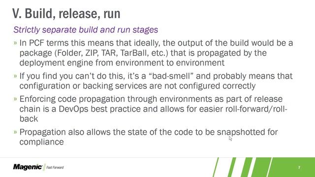 PCF and 12 Factor Apps смотреть онлайн