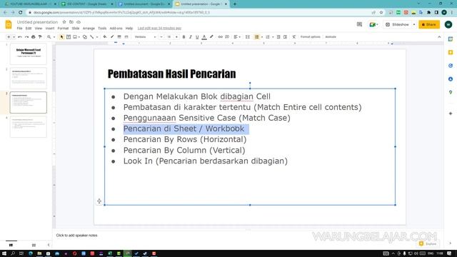 CARA MENGGUNAKAN FITUR FIND AND REPLACE di MICROSOFT EXCEL смотреть онлайн